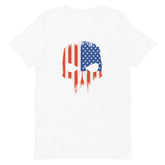 USA Skull Flag Unisex T-shirt